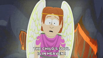 angel trouble GIF by South Park 