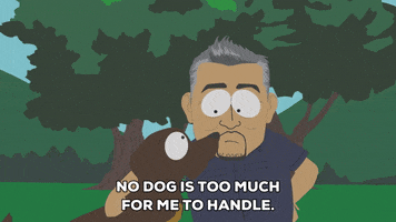 dog trees GIF by South Park 