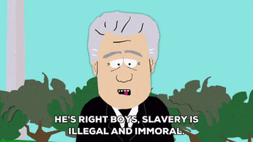 bill clinton slavery GIF by South Park 