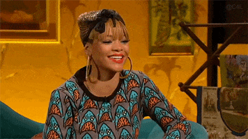laugh laughing GIF by Rihanna