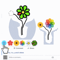 facebook flowers GIF by William Wolfgang Wunderbar