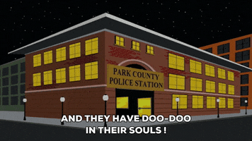 police station lights GIF by South Park 