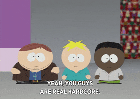 eric cartman hardcore GIF by South Park 