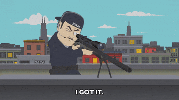 sniper roof GIF by South Park 