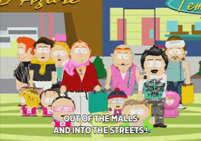 eye of the tiger walk GIF by South Park 