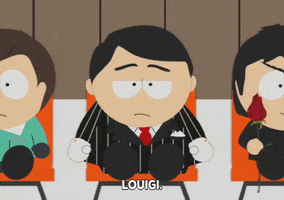 suit sitting GIF by South Park 