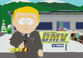 reporting live news GIF by South Park 