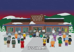 snow winter GIF by South Park 