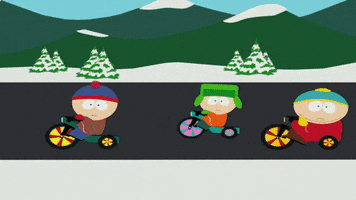 eric cartman riding GIF by South Park 
