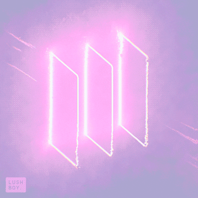 neon relaxing GIF by Allison House