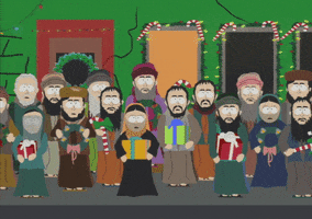 kyle broflovski christmas GIF by South Park 
