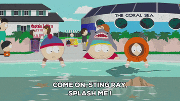 eric cartman water GIF by South Park 