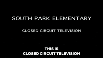 black screen closing credits GIF by South Park 