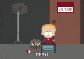 jimbo kern timmy burch GIF by South Park 