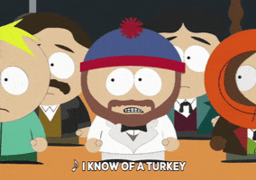stan marsh turkey GIF by South Park 
