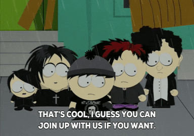 Goth Emo GIF by South Park  - Find & Share on GIPHY