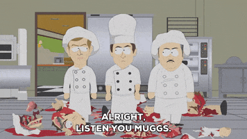kitchen chefs GIF by South Park 