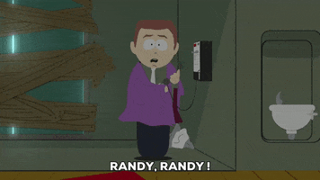 window calling GIF by South Park 