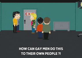 walking exit GIF by South Park 