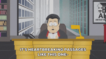 reading talking GIF by South Park 
