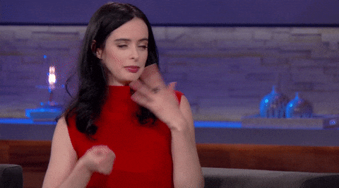 krysten ritter cringe GIF by Chelsea Handler by chelseashow