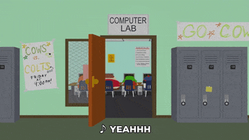 happy learning GIF by South Park 