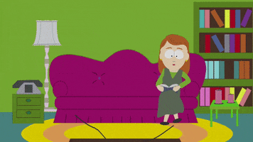 watching tv sitting in GIF by South Park 