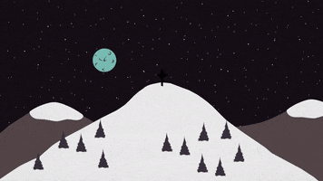snow mountain GIF by South Park 
