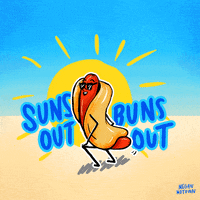 Hot Dog Summer GIF by megan motown