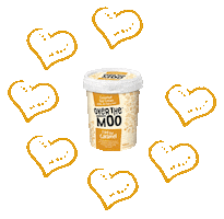 Salted Caramel Sticker by Over The Moo