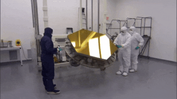 gold mirror GIF by NASA