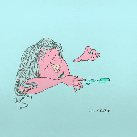 dazyang animation illustration blue casual GIF