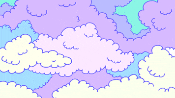 In The Clouds Unicorn GIF by GIPHY Studios Originals