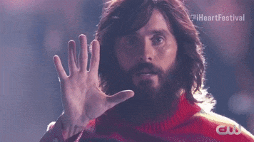 Jared Leto Stop GIF by iHeartRadio