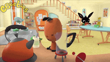 Tired Cup Of Tea GIF by CBeebies HQ