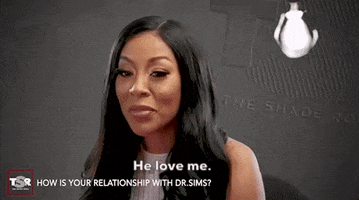 theshaderoom k michelle the shade room interrogation room he love me GIF