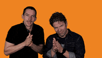 Dave Holmes Hand Rub GIF by Earwolf