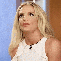 Britney Spears Thinking GIF by MOODMAN