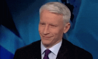 Anderson Cooper Weird Faces GIF