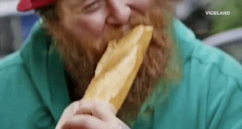 Hungry Loaf Of Bread GIF by F*CK, THAT'S DELICIOUS - Find & Share on GIPHY