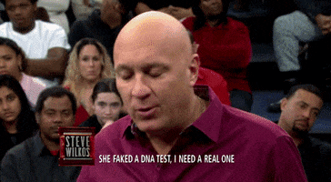 get out DNA test GIF by The Steve Wilkos Show
