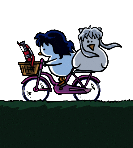 Bike Chicken Sticker