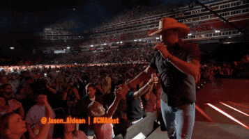 high five country's night to rock GIF by CMA Fest: The Music Event of Summer