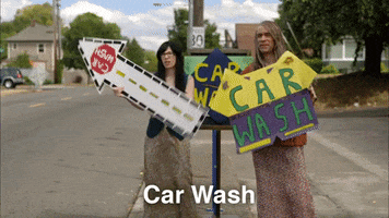 car wash carrie GIF by Portlandia