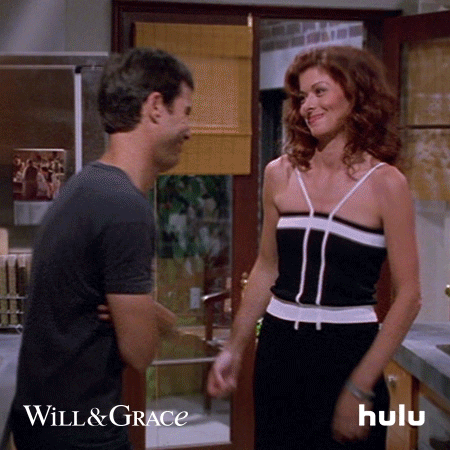 will and grace love GIF by HULU