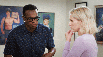 frustrated episode 6 GIF by The Good Place