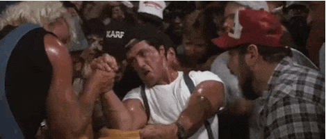 sylvester stallone struggle GIF by Warner Archive
