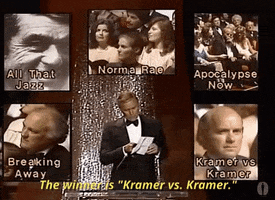 Kramer Vs Kramer Winner GIF by The Academy Awards