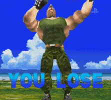 You lose old school GIF by PlayStation