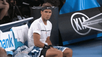 Rafael Nadal Waiting GIF by Australian Open